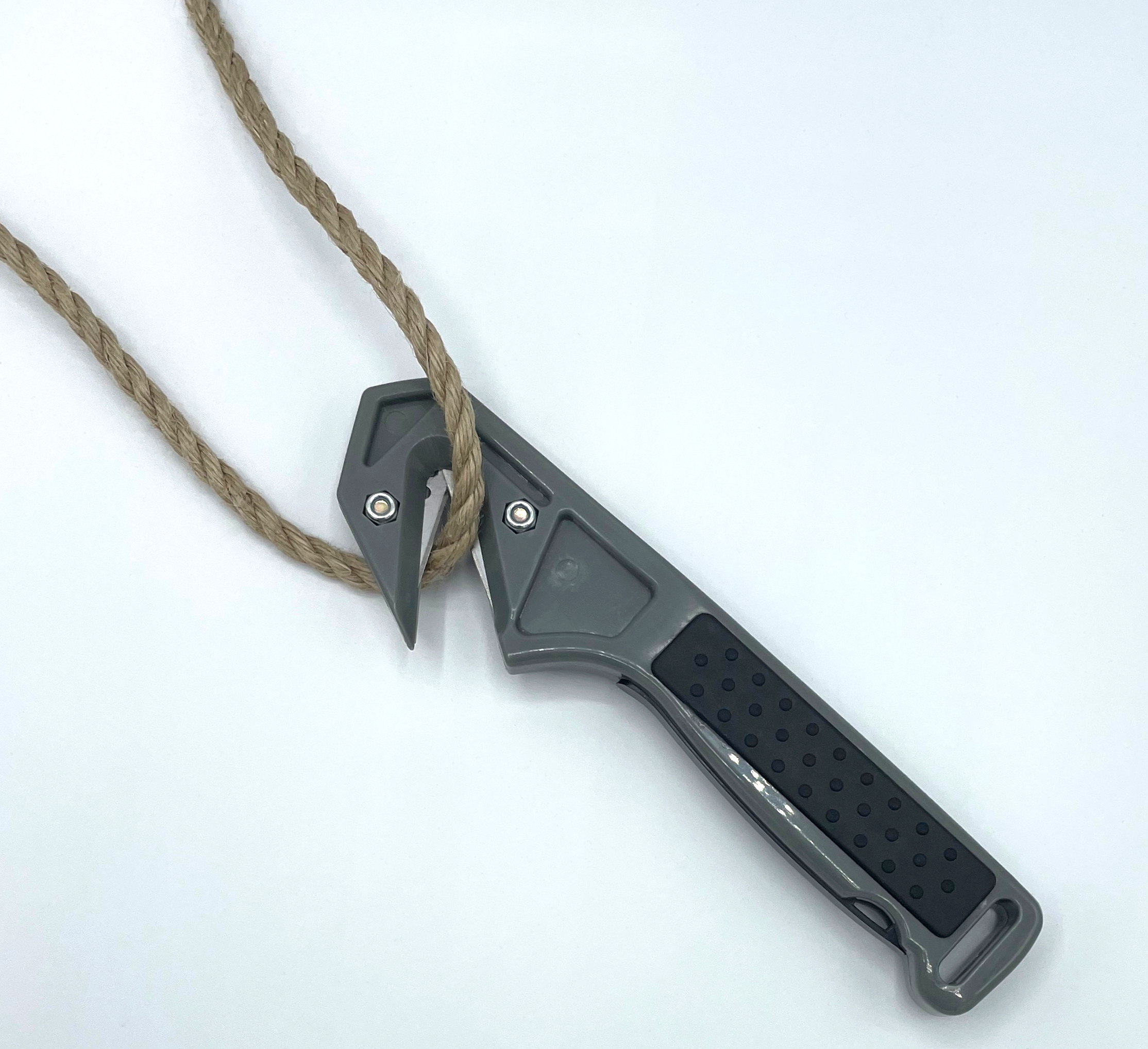 Bondage Seilschneider mit Seil in der Öffnung