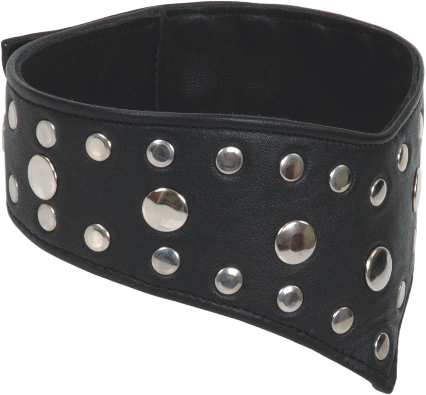 Halsband mit Nietenverierung bei PM Body Leather.de