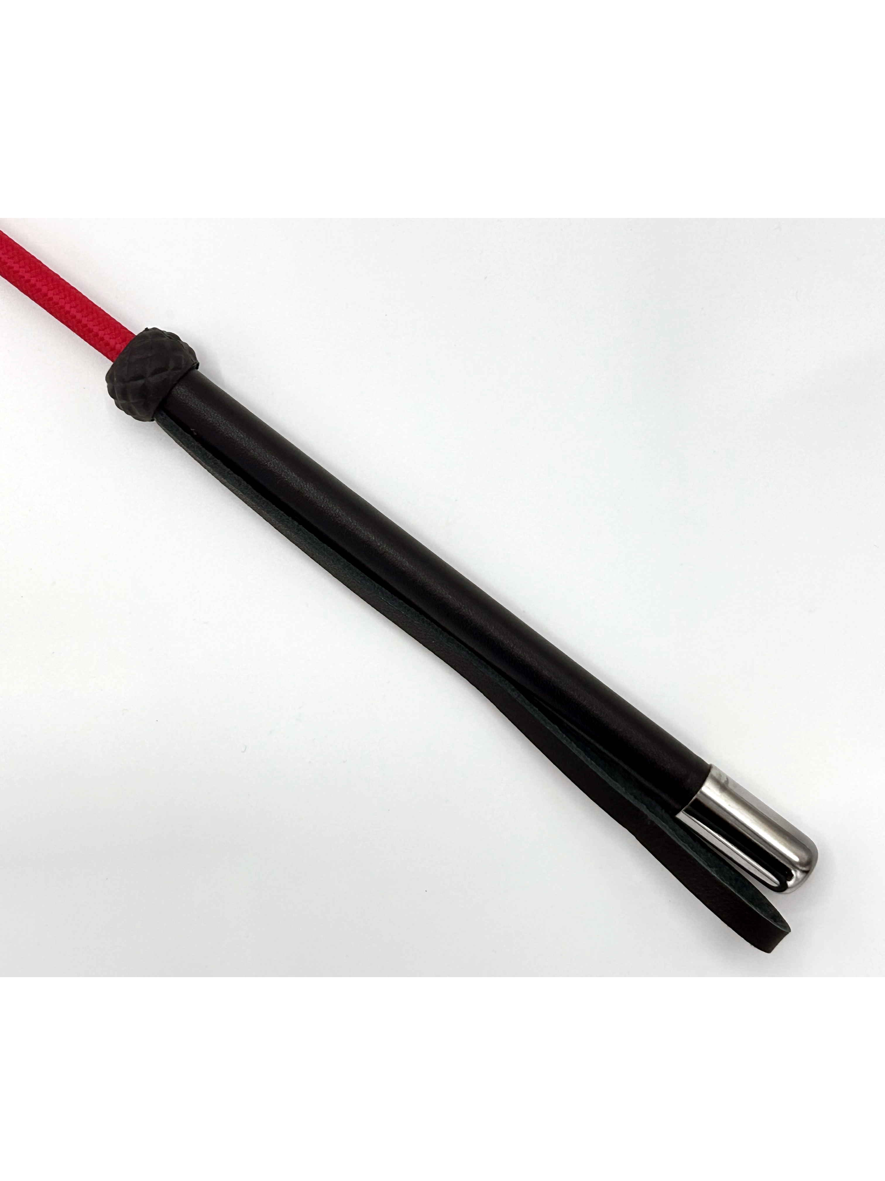 Gerte mit rotem Fiberglasstiel
